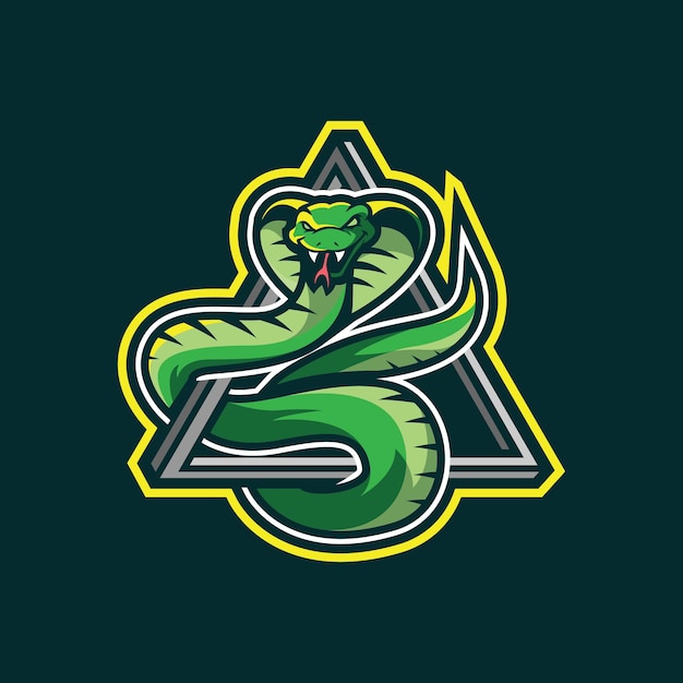 Diseño De Logotipo De Mascota Serpiente Vector Premium 1944