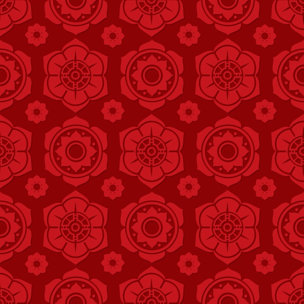 Diseno De Patrones Sin Fisuras Florales Chinos Y Japoneses Tradicionales Vector Premium