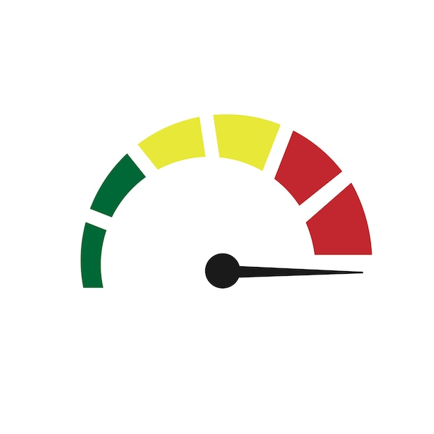 Diseño vectorial de icono de alta velocidad aislado sobre fondo blanco