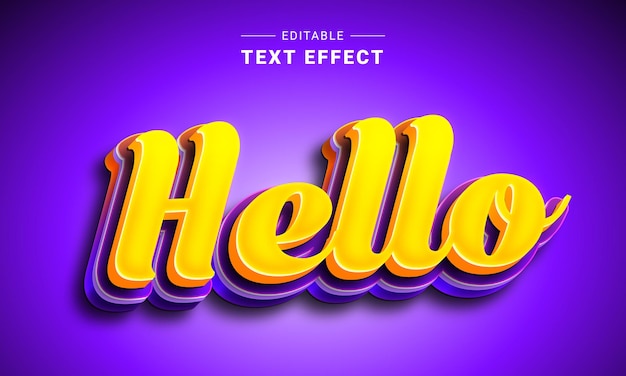 Efecto De Texto Editable Para Ilustrador Vector Premium