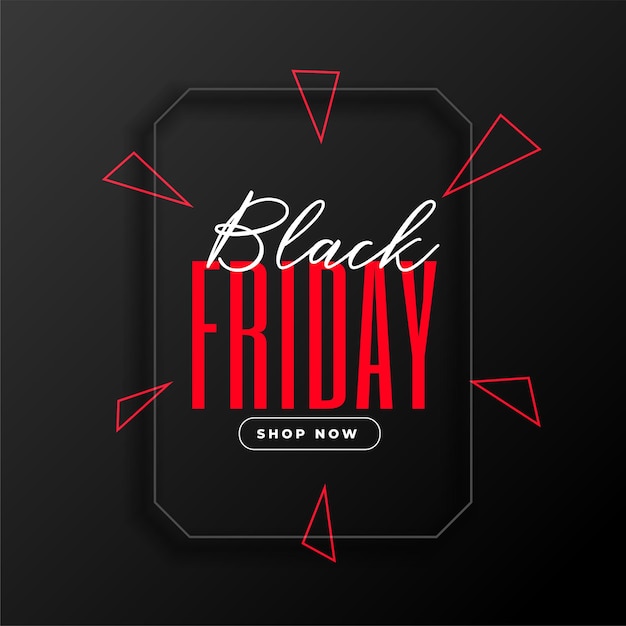 Elegante Dise O De Banner De Compras De Viernes Negro Vector Gratis