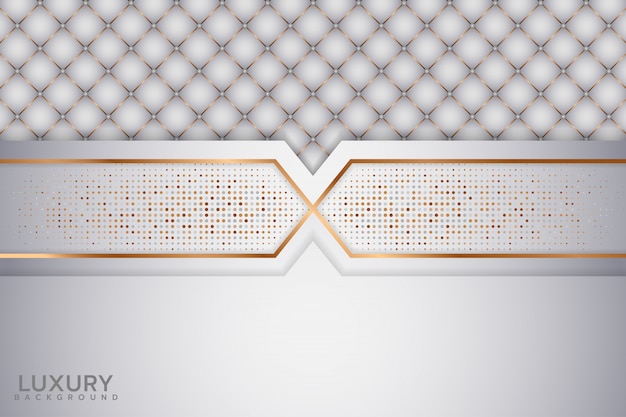 Elegante Fondo Abstracto Blanco Vector Premium 5065