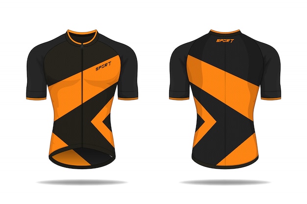 Download Especificación plantilla de jersey de ciclismo | Vector ...