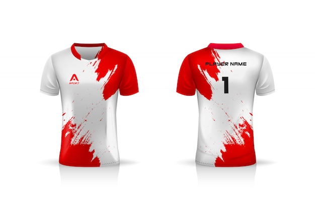 Download Especificación soccer sport, esports gaming t shirt jersey plantilla. uniforme ilustración ...