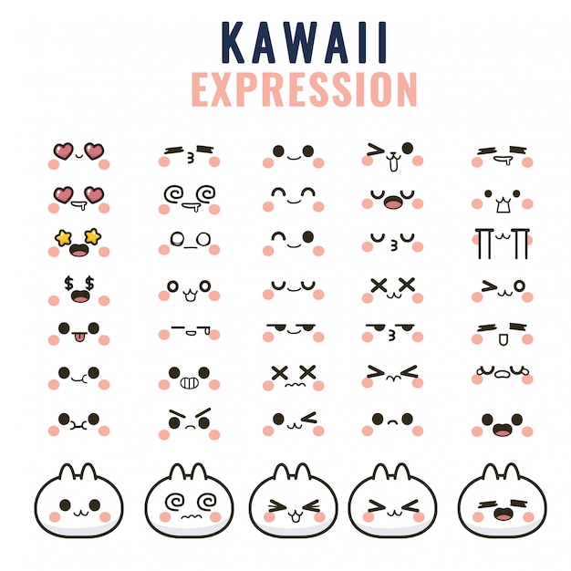 Featured image of post Expresiones Caras Kawaii Conjunto de expresi n de caras kawaii de ilustraci n de caras kawaii como dibujar charlie brown emoticonos whatsapp kawaii paso a paso fondos pantalla caras kawaii clipart 1708362