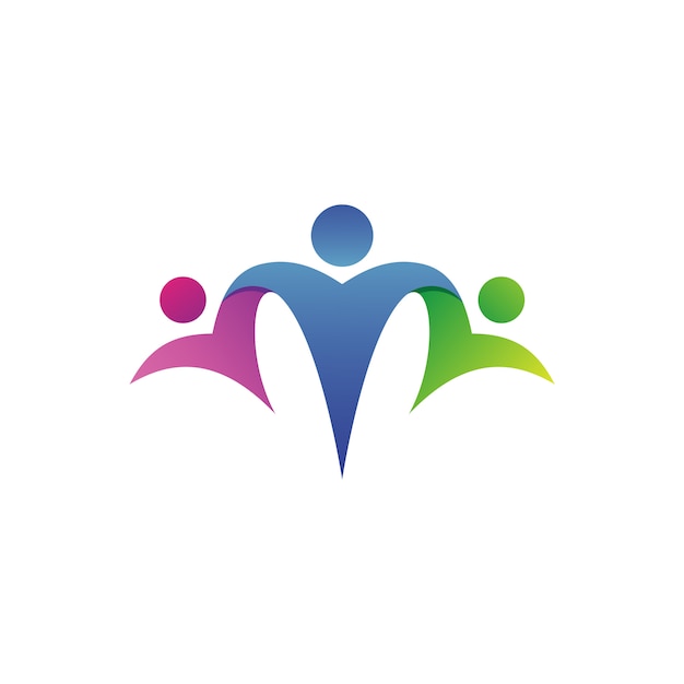 Family care foundation logo vector | Vector Premium