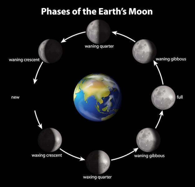 Moon Phases 2018 Lunar Calendar - Time and Date