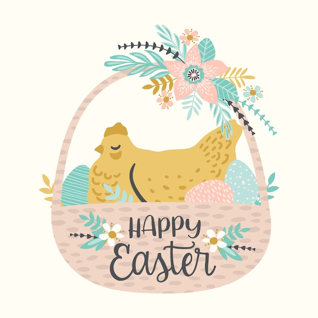 Felices pascuas | Vector Premium