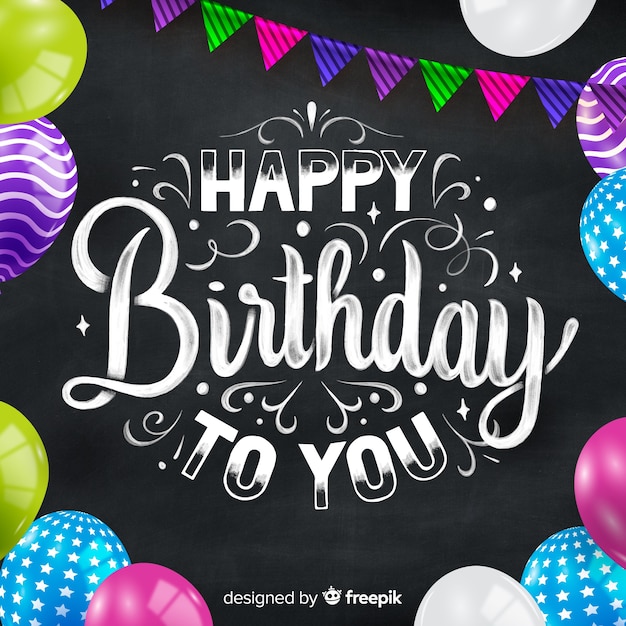 Feliz cumpleaños letras coloridas | Vector Gratis