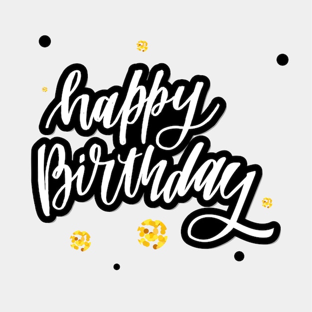 Feliz cumpleaños | Vector Premium