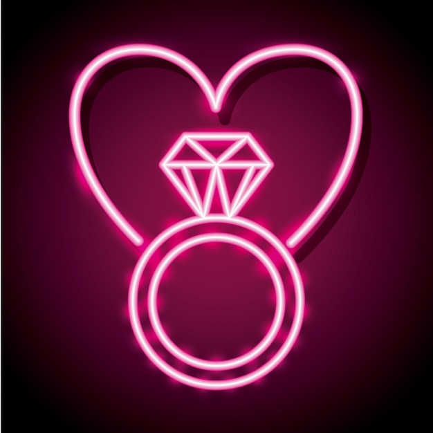 Feliz día de san valentín Vector Premium