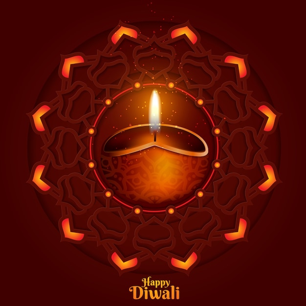 Feliz Diwali Vector Premium