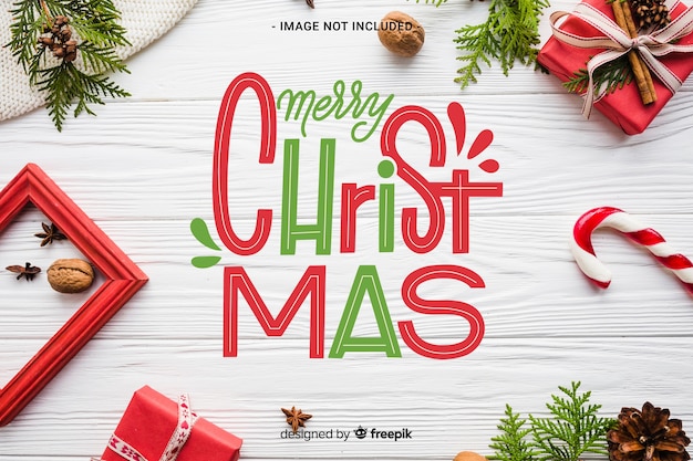 Feliz navidad letras | Vector Gratis