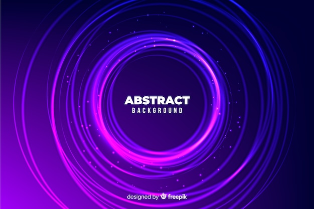Fondo abstracto círculos coloridos vector gratuito
