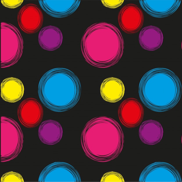 Fondo Abstracto De Círculos De Colores Descargar Vectores Gratis 4337