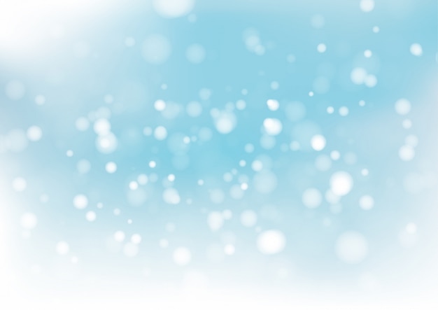 Fondo azul del extracto del bokeh. ilustración vectorial Vector Premium