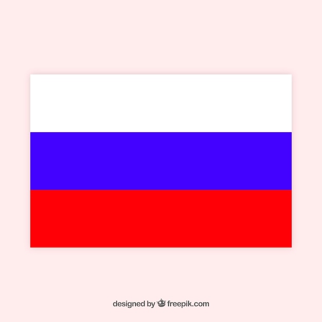 Fondo de bandera rusa | Vector Gratis