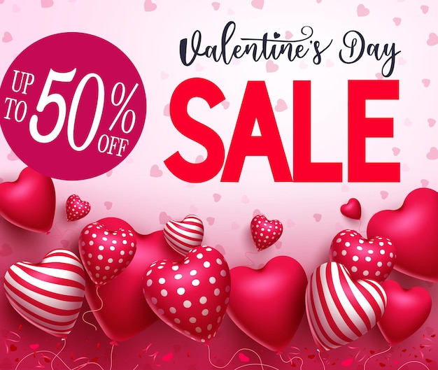 Fondo De Banner De Vector De Venta De Día De San Valentín Oferta De Descuento De San Valentín 3038