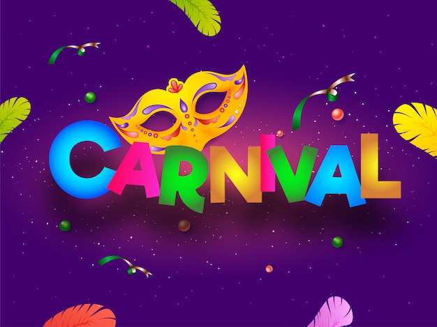 Fondo De Carnaval Vector Premium