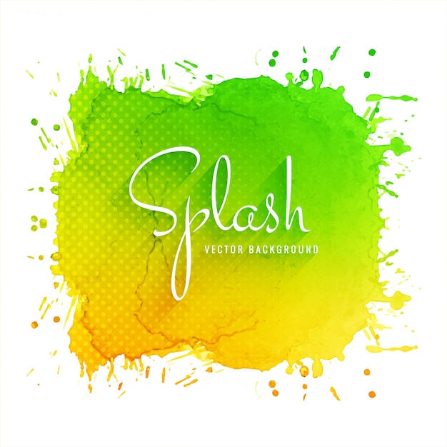 Fondo Colorido Abstracto Splash Acuarela Vector Gratis