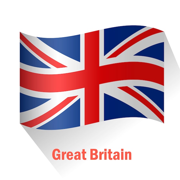 Fondo Con Bandera De Gran Bretaña Descargar Vectores Gratis