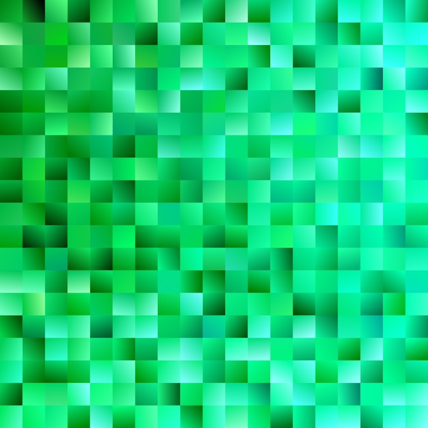 Fondo Cuadrado Abstracto Verde Vector Gratis