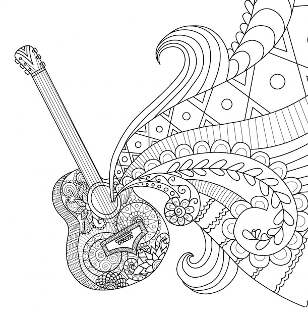 Free Free Guitar Mandala Svg Free 870 SVG PNG EPS DXF File