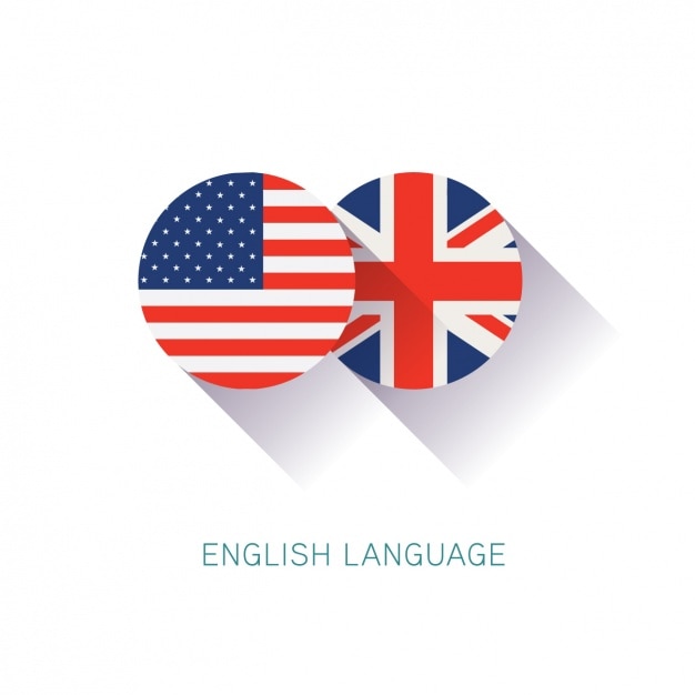 Fondo De Diseño De Inglés Vector Gratis