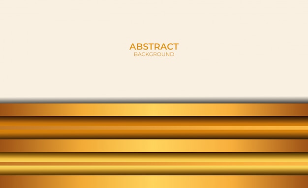 Fondo Dorado Abstracto Vector Premium