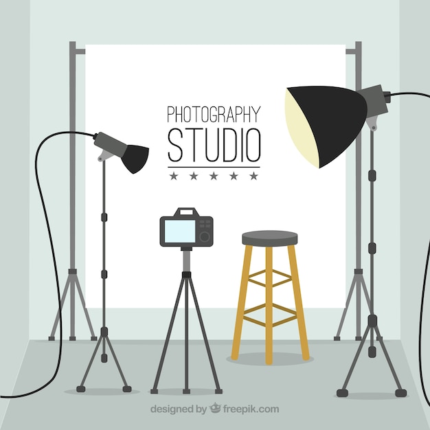 Fondo estudio de fotografía | Vector Gratis