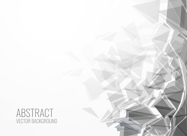 Fondo de explosión de forma de triángulo abstracto vector gratuito