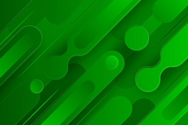 Fondo Geométrico Abstracto Verde | Vector Gratis