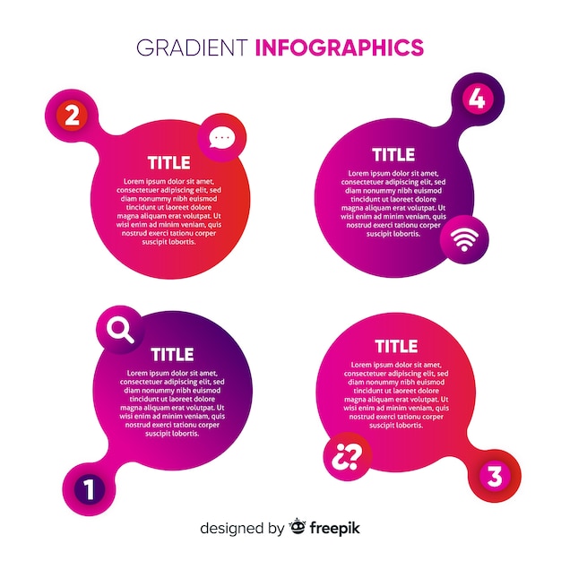 Fondo Infograf A Plana Colorida Vector Gratis