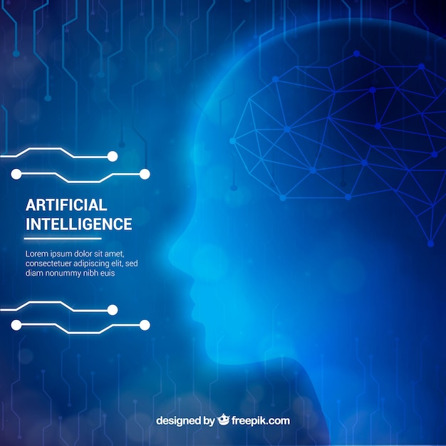 Fondo De Inteligencia Artificial En Estilo Abstracto Vector Premium 3663