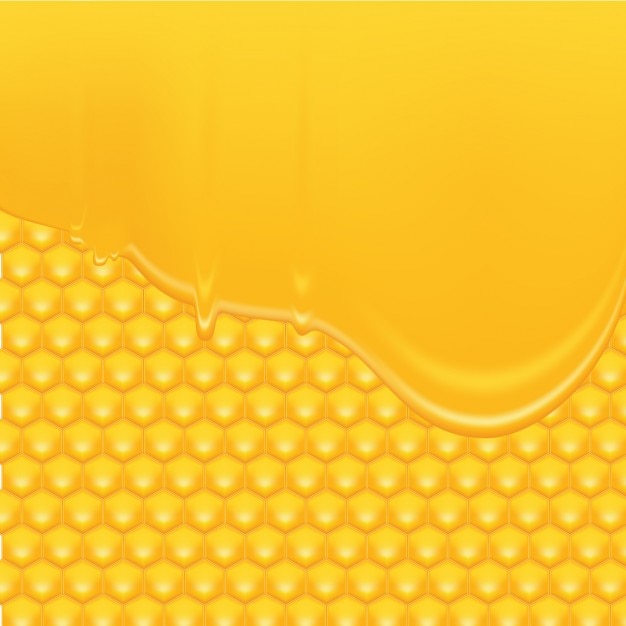 Download Fondo de miel en color amarillo | Vector Gratis