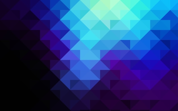 Fondo De Mosaico De Triángulo Vector Azul Oscuro Vector Premium 8171