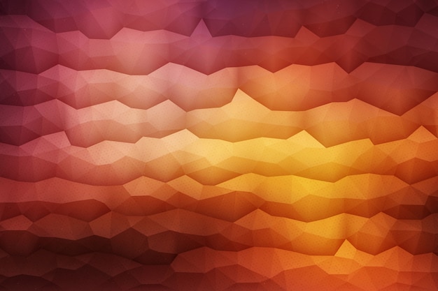 Fondo naranja abstracto geométrico Vector Premium