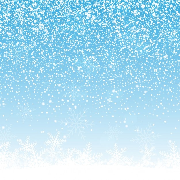 Fondo De Navidad Con Copos De Nieve Vector Gratis 