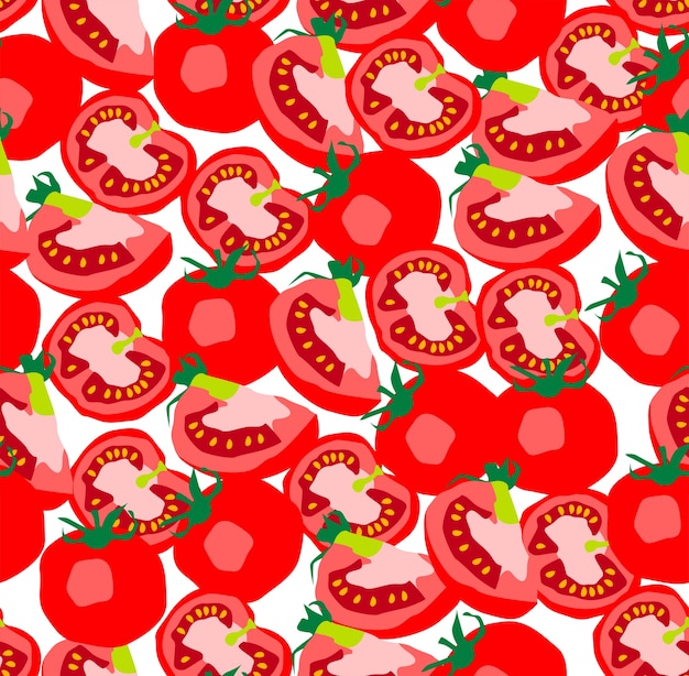 Fondo de pantalla de tomate rojo transparente | Vector Premium