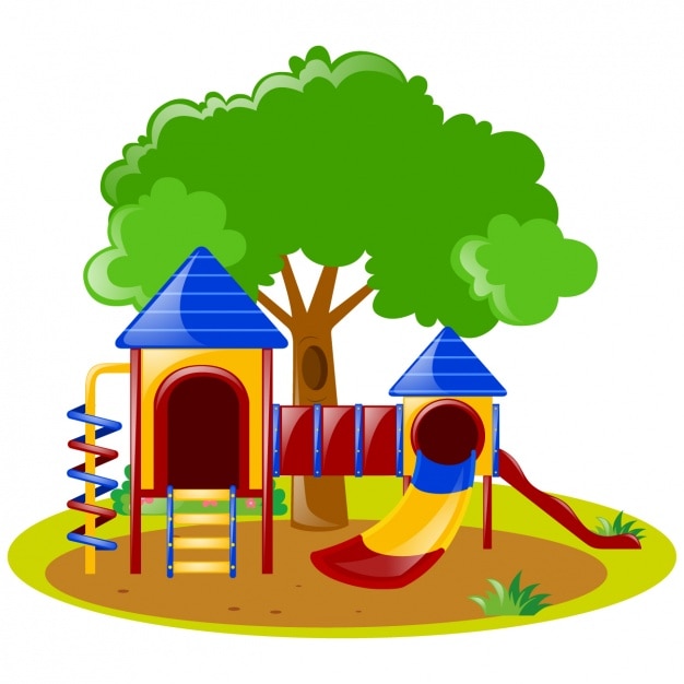 Fondo De Parque De Niños Vector Gratis