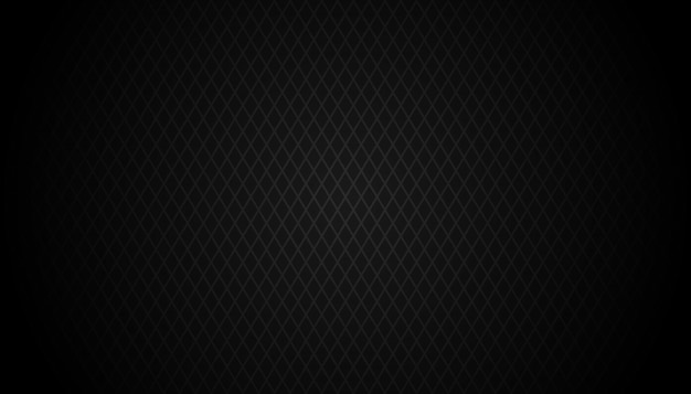 Fondo de rejilla geométrica negro oscuro textura de vector abstracto oscuro moderno Vector Premium