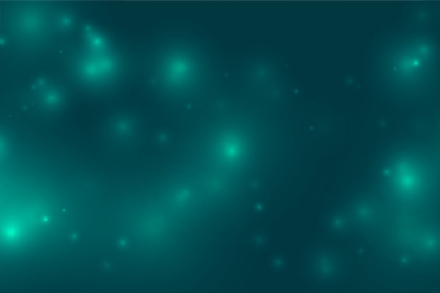 Fondo Turquesa Brillante Brillante Bokeh Vector Gratis