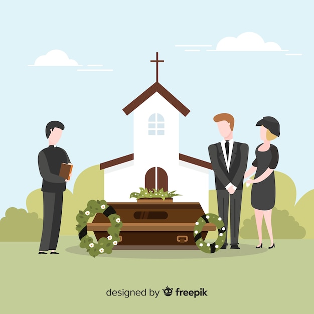 Funeral Vector Gratis