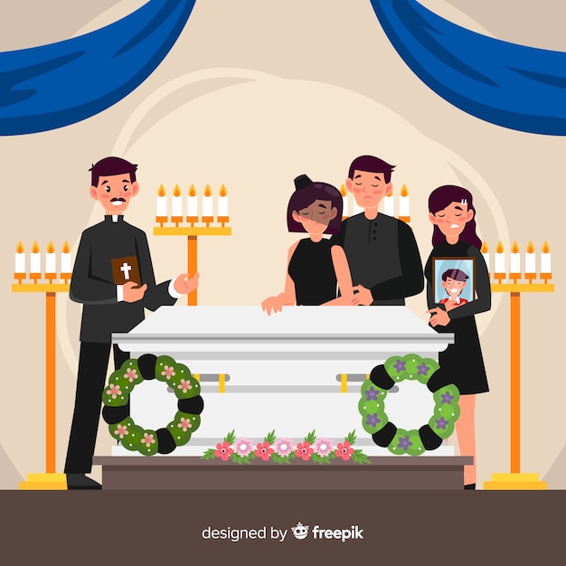 Funeral | Vector Gratis
