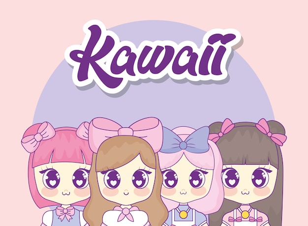 Resultado de imagen para grupos chicas kawaiis