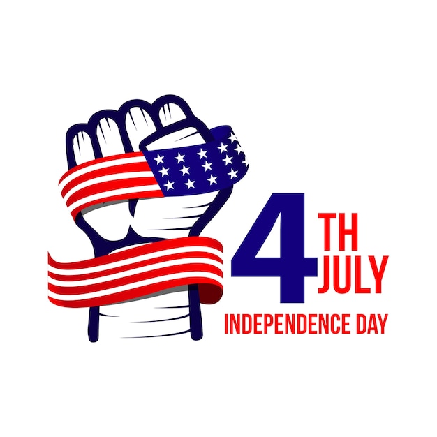 Happy usa independent day template illustration | Vector Premium