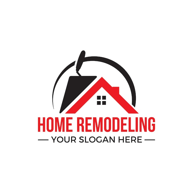 Home Remodeling Construction Logo