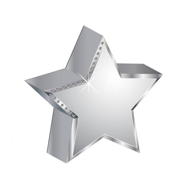 Download Icono de una estrella 3d | Vector Gratis