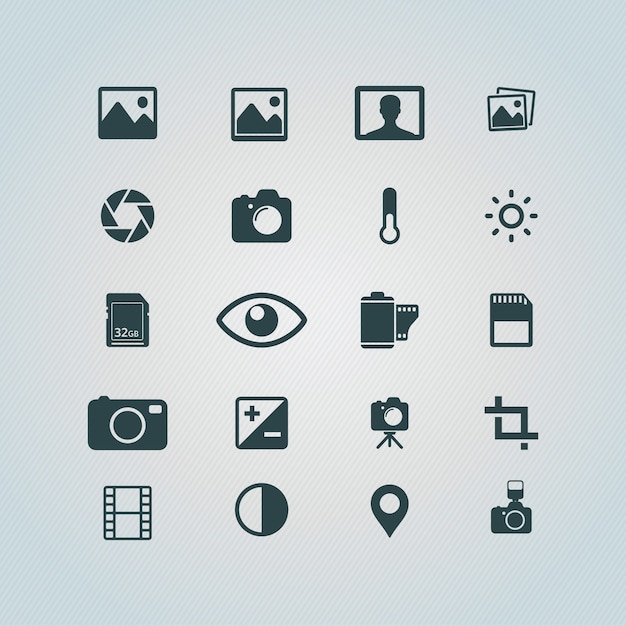 Iconos gratis de fotografÃ­a