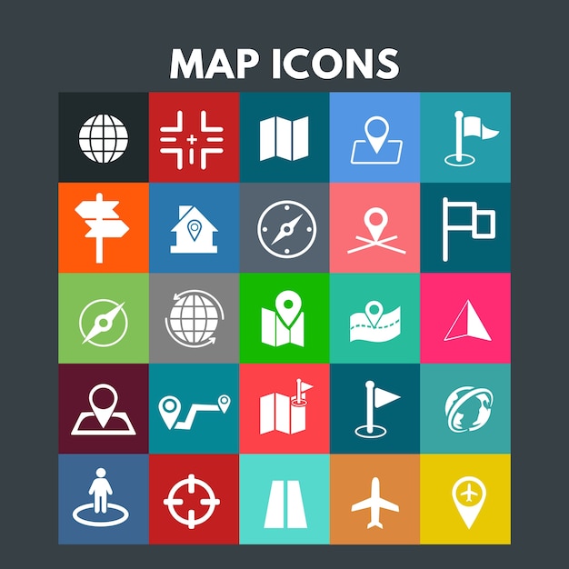 Iconos Mapa 1057 4836 